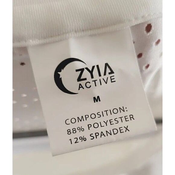 Zyia Chill Longsleeve Mesh Running Shirt in White Size M - Picture 3 of 11